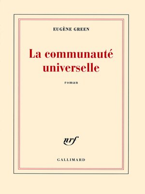 cover image of La communauté universelle